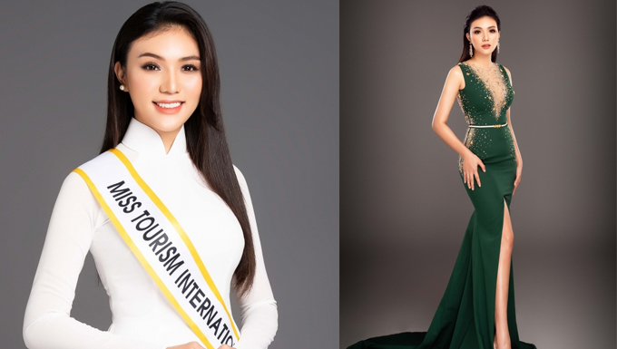 Á khôi Áo dài Trần Thị Giao Linh đại diện cho Việt Nam tham gia cuộc thi 'Hoa hậu du lịch quốc tế 2018' 