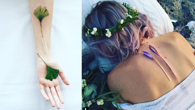 Hình xăm hoa cỏ đẹp mê hồn của nữ thợ xăm hot nhất Instagram
