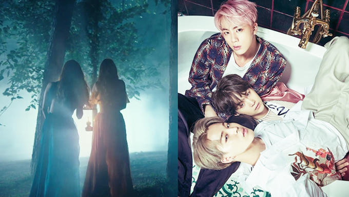 Davichi đẹp như bước ra từ cổ tích, BTS 'oanh tạc' các bảng xếp hạng với MV mới