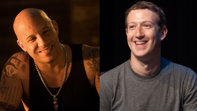 Vin Diesel chiều lòng "fan cuồng" Mark Zuckerberg khiến dân mạng xôn xao