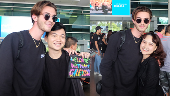 Fans Việt bất ngờ trước sự xuất hiện của Greyson Chance tại sân bay Tân Sơn Nhất