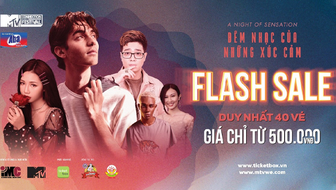 [Flash sale] 40 vé cuối cùng cho đêm nhạc “A night of sensation”, cơ hội “chill” cùng thần tượng với mức giá hấp dẫn