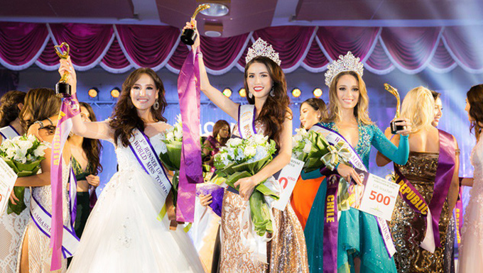 Phan Thị Mơ trả lời ứng xử tại Chung kết Hoa hậu Đại sứ Du lịch thế giới 2018